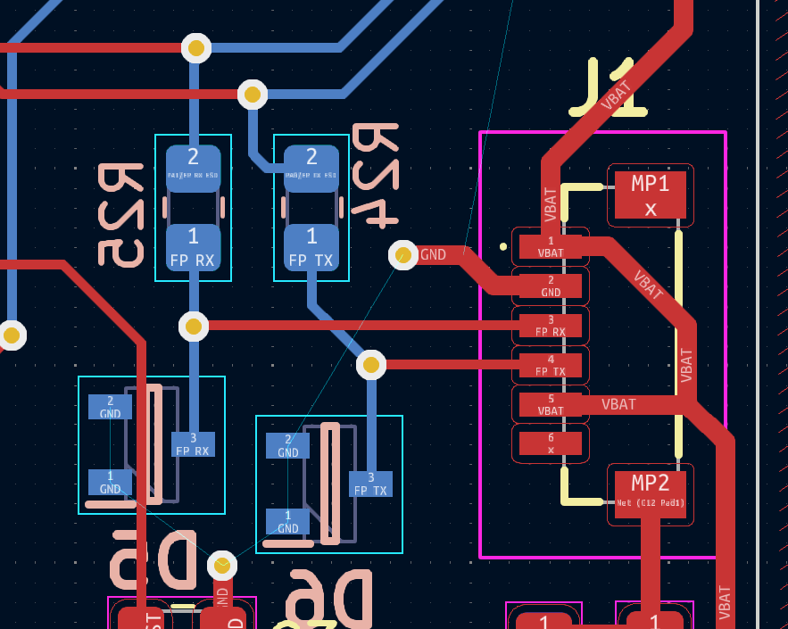 fingerprint ESD layout